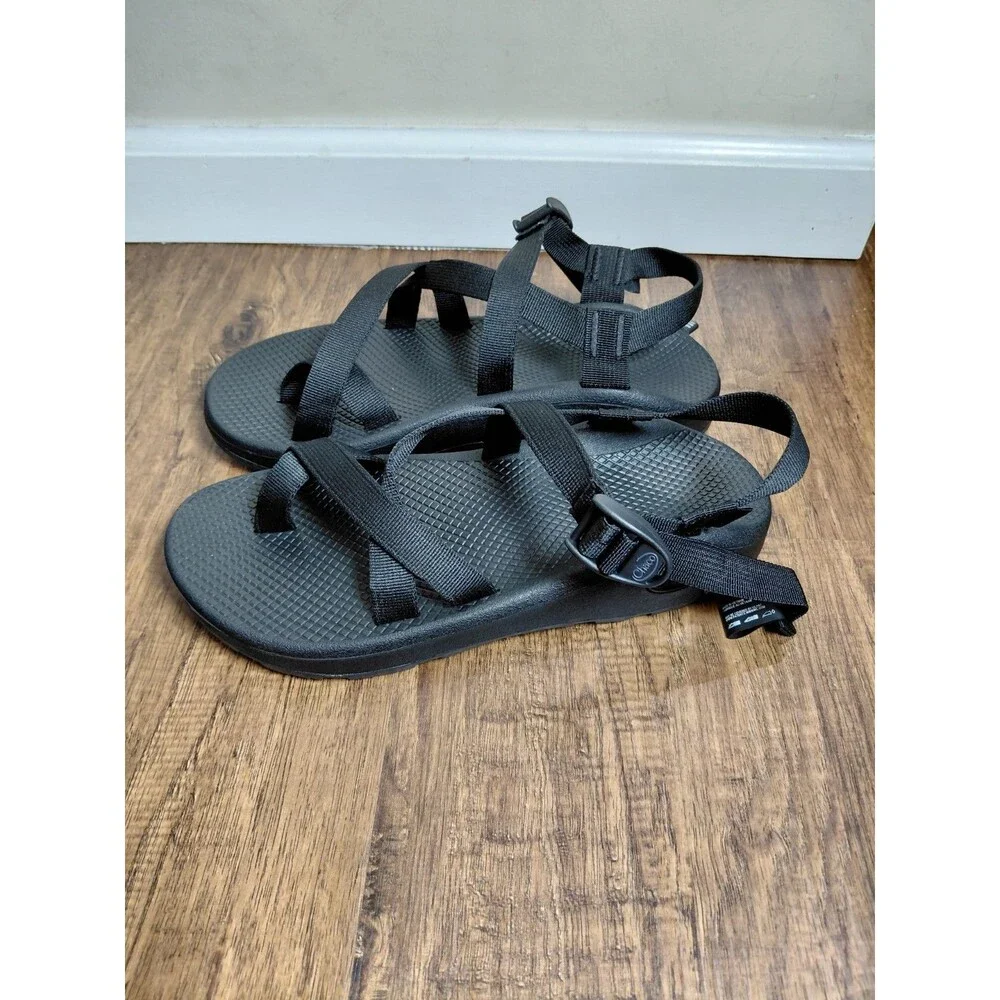 Chaco Men's ZCloud 2 Sandal, Solid Black/Noir - J106765 - US Size 12 / EU 45